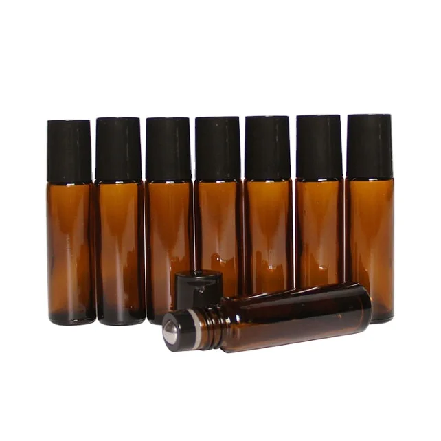 Wholesale 10ml brown ball bottle perfume bottle spray bottle