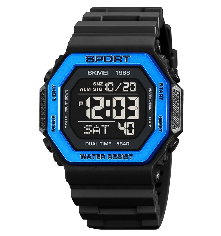 Relojes Hombre SKmei 1988 men digital watch sport watch for men 50m waterproof custom watches factory wholesale