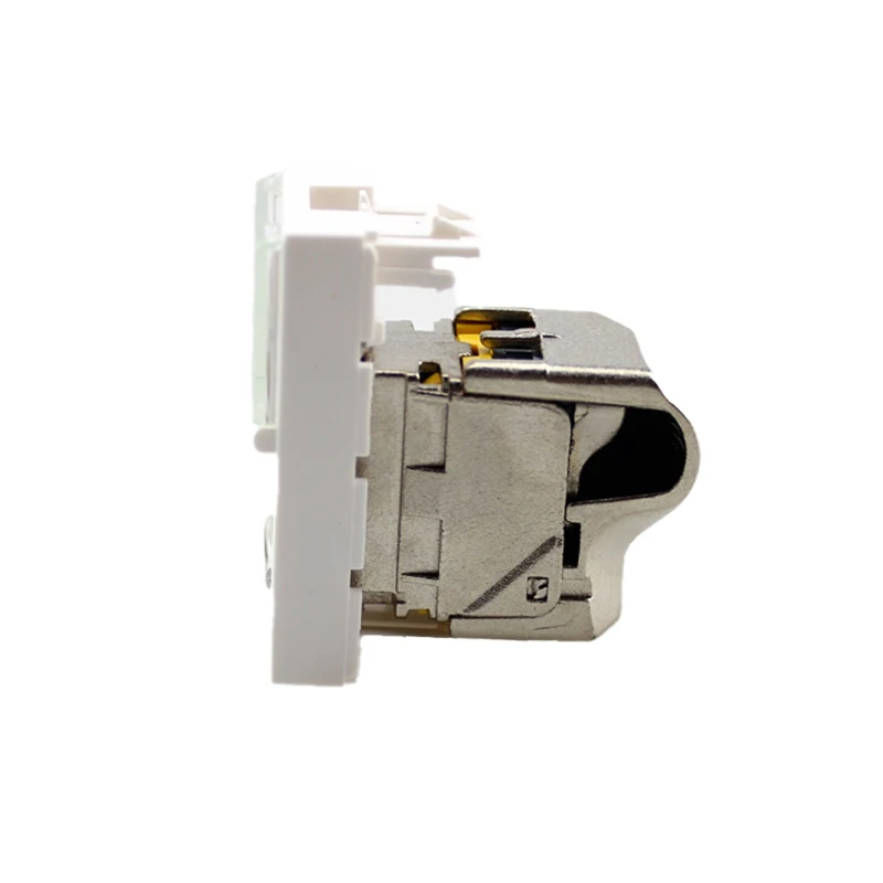 ABS Best Quality Promotional RJ45  FTP Zinc Alloy RJ45 8P8 CCat6A Keystone Jack Wall Coupler