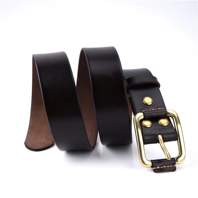 
1.5 inches Zinc Alloy Cowhide Western fashion buckle Men Genuine Italian Leather Belt (3 colors available) 