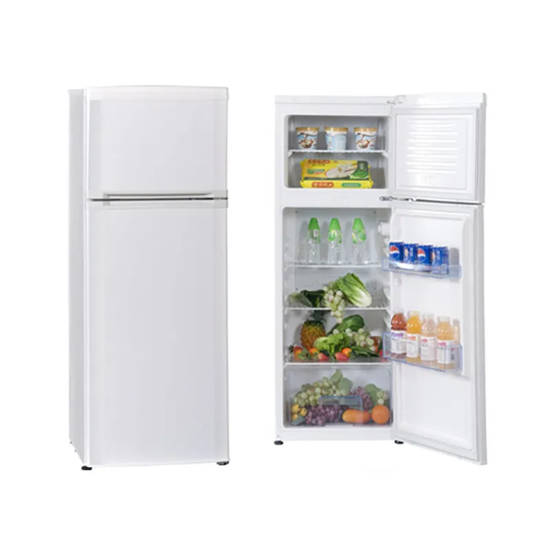 hot sale TOP mounted refrigerator 154L double door double room fridge freezer household