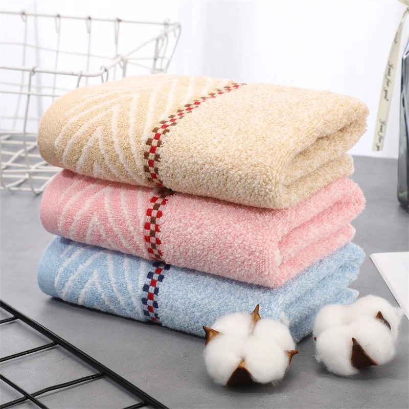 Manufacturer Wholesale Soft Absorbent 33*72cm Cotton Twistless Towel