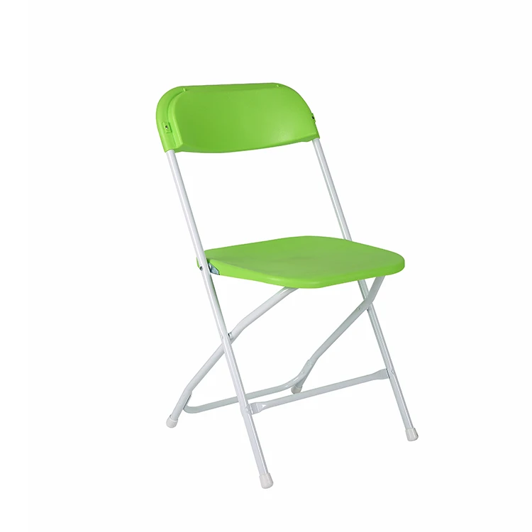  Cheap Wholesale Outdoor Garden White/black Use Plastic Folding Chair For Parties Wedding