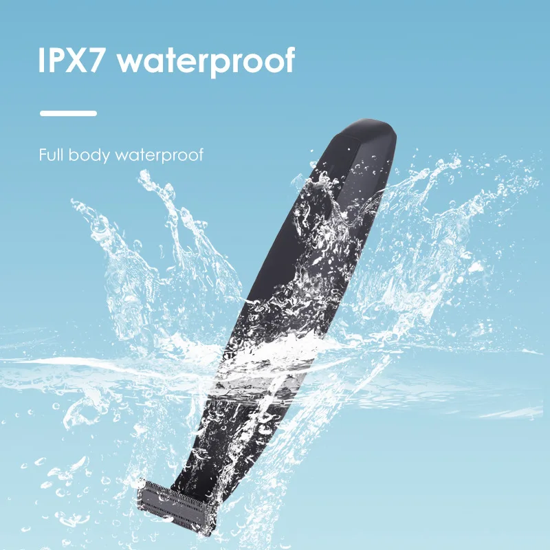 IPX7 Waterproof Rechargeable One Blade Shaver Professional Cordless Body Hair Ball Trimmer For Men