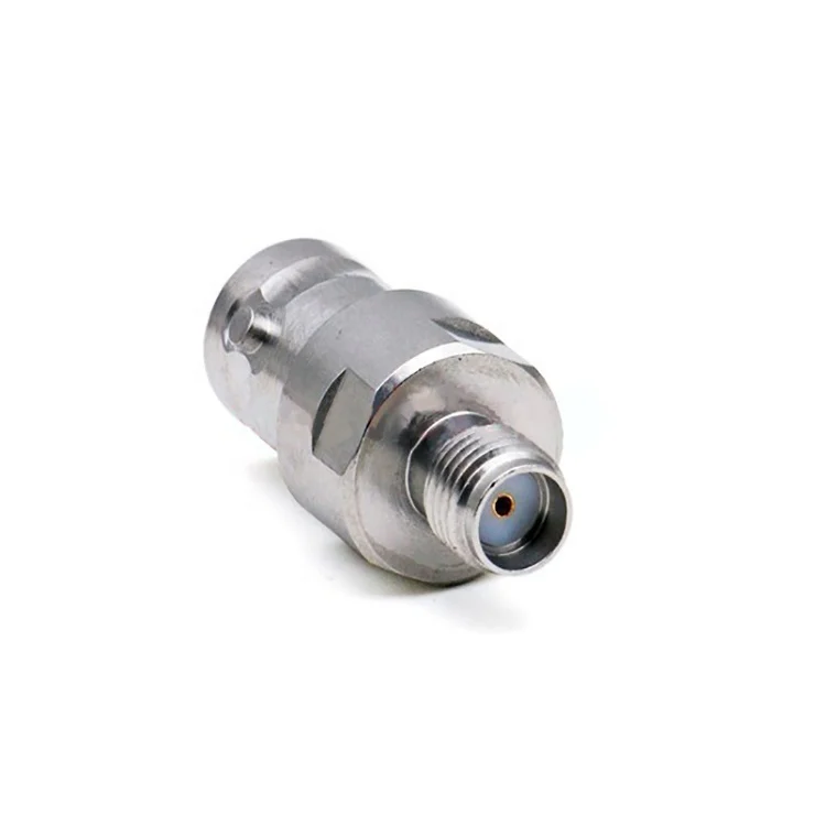 RF adapter stainless steel  BNC female to SMA female connector adaptor