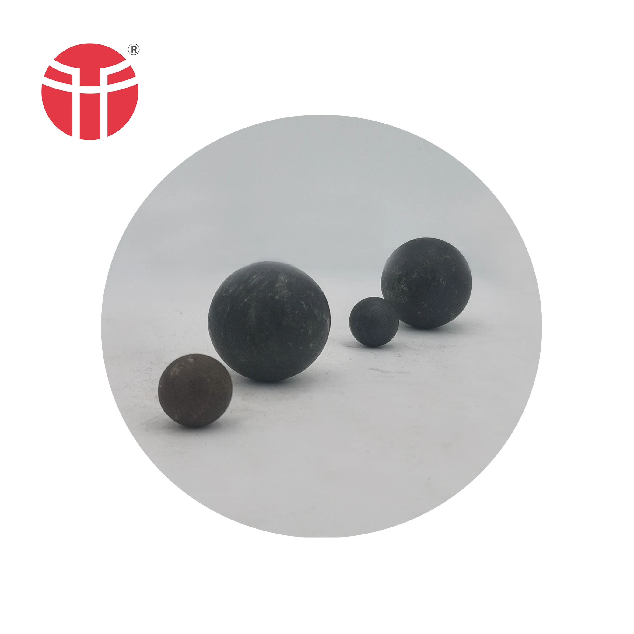 high hardness quality forged grinding media carbon steel ball for sale gold iron ore ball mill cement mine b2 b3 gcr15 65Mn 60mm