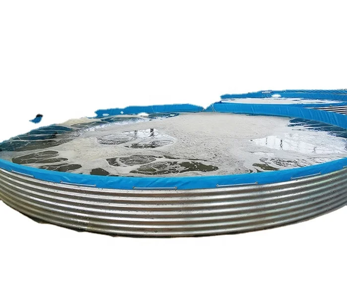 WLZ Salt Water and Fresh Water Aquarium Fish Tank or Fish Pond For Above Ground Fish Farming System