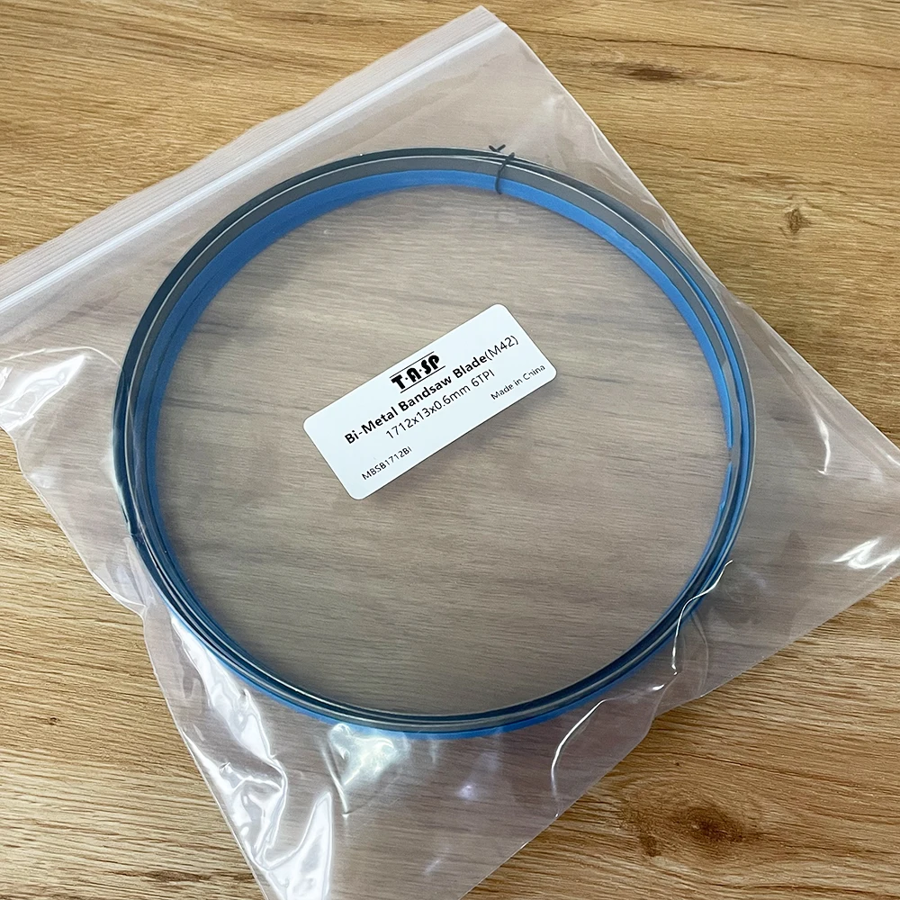 TASP 1712mm M42 Bimetal Bandsaw Blade 1712x13x0.6mm 6 TPI Woodworking & Metal Cutting Band Saw Blade for METABO Charnwood