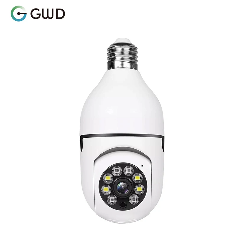 Remote Operation Full Color Night Vision Wireless Wifi PTZ Bulb Camera Professionnel Home Security Cameras Professionnel