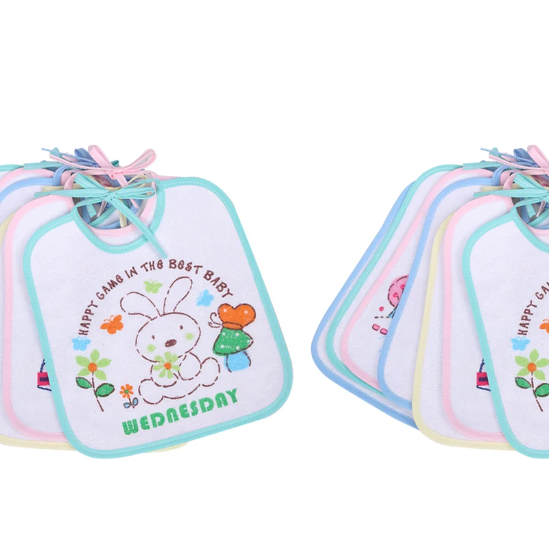 organic cotton customized bandana baby bib towel fabric baby bib drool bib