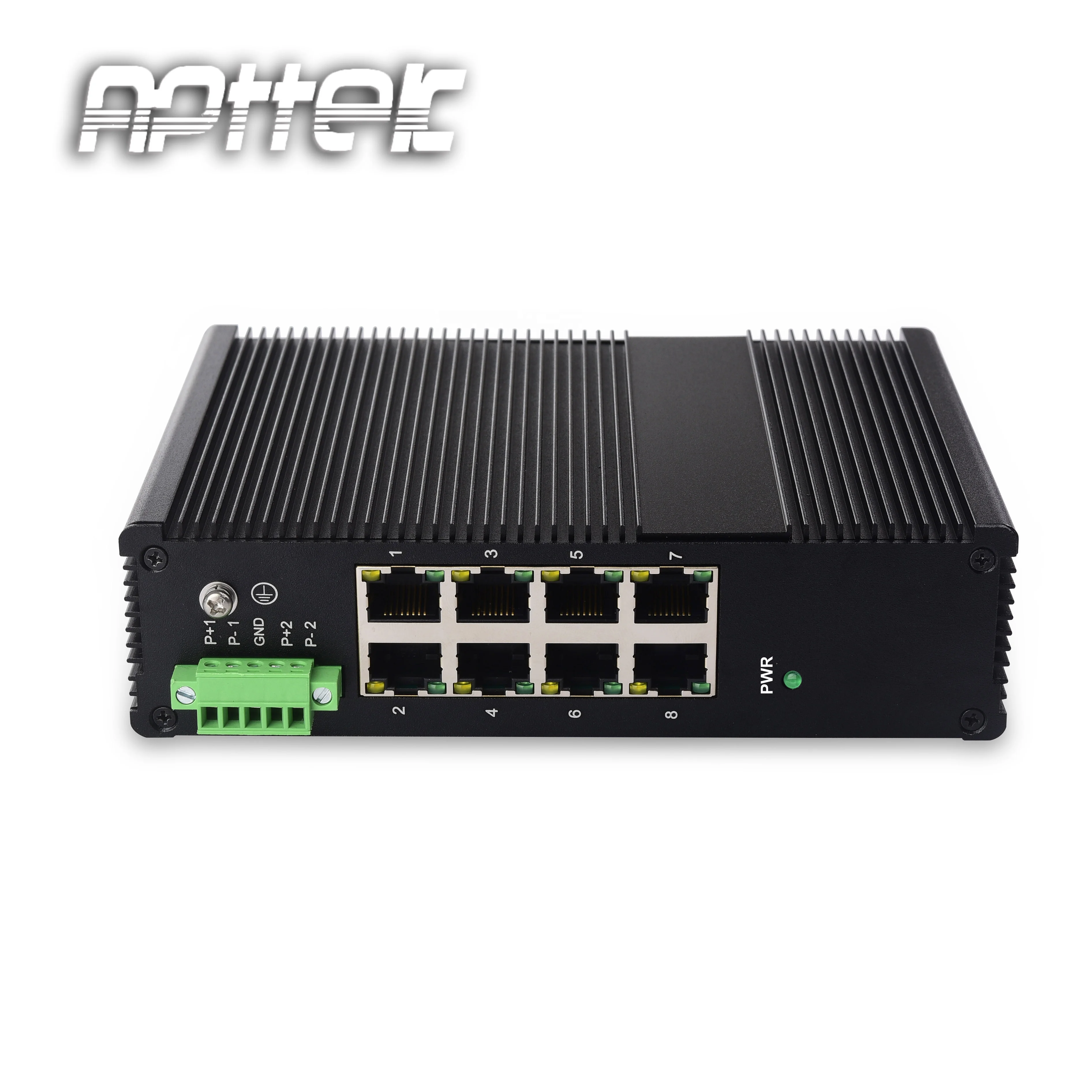 APT1108G 8 портов 10/100/1000 Мбит/с неуправляемый Промышленный Коммутатор Ethernet