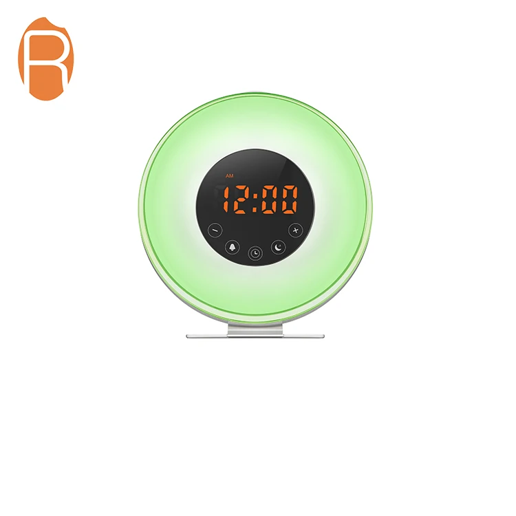 
Digital Alarm Clocks Touch Sensor Sunrise Sunset LED Light Clock 