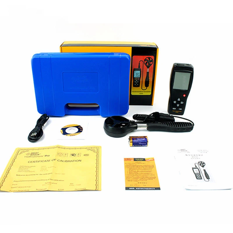 Function of Air Flow Meter Velocity Measurement Sensor Anemometer Price Professional Instruments