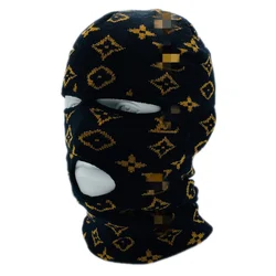 Wholesale polyester custom printing logo full face mask thermal waterproof ski mask printed balaclava