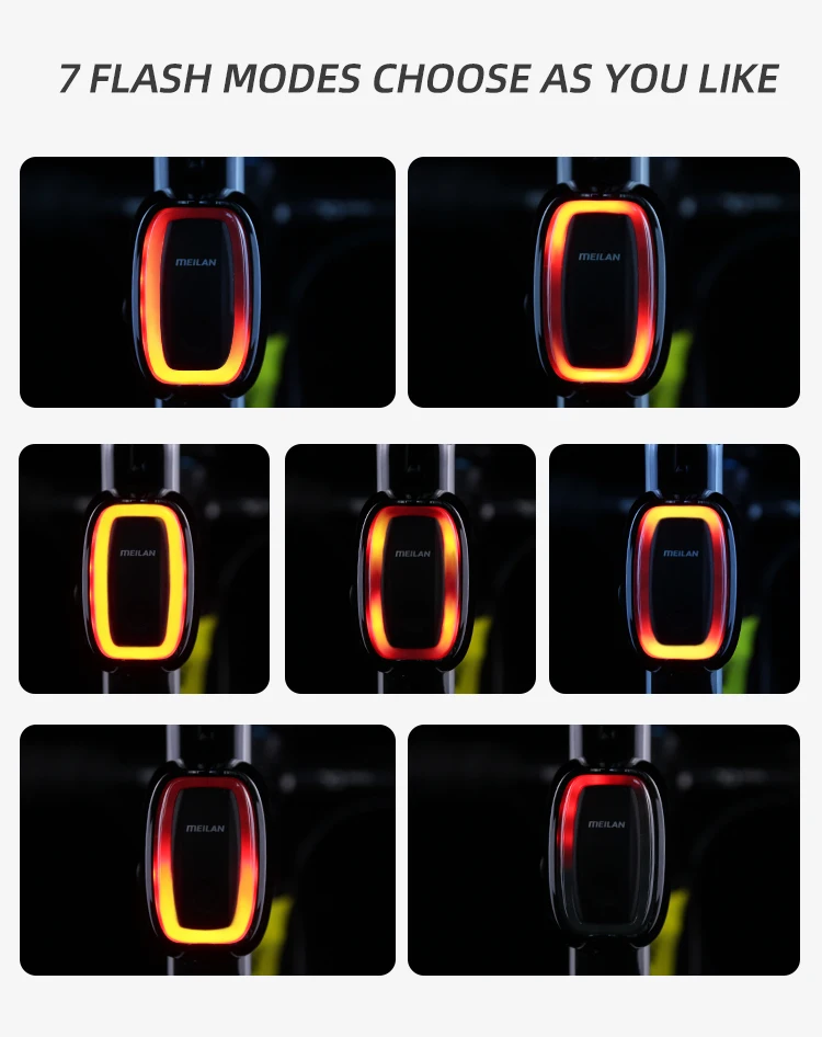 Meilan Waterproof Colorful Cycle LED Bicycle Car Spoke Light Bike Tire Accessories LED Bicycle Wheel Light