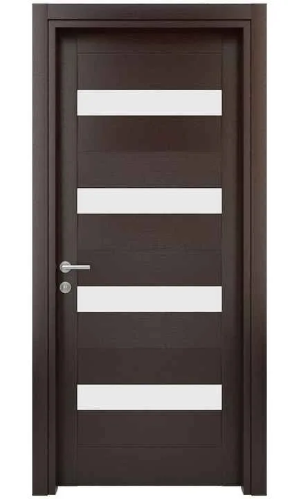Wooden Entrance insert Glass Door Interior Wood High Quality Bedroom Internal Room Design Modern