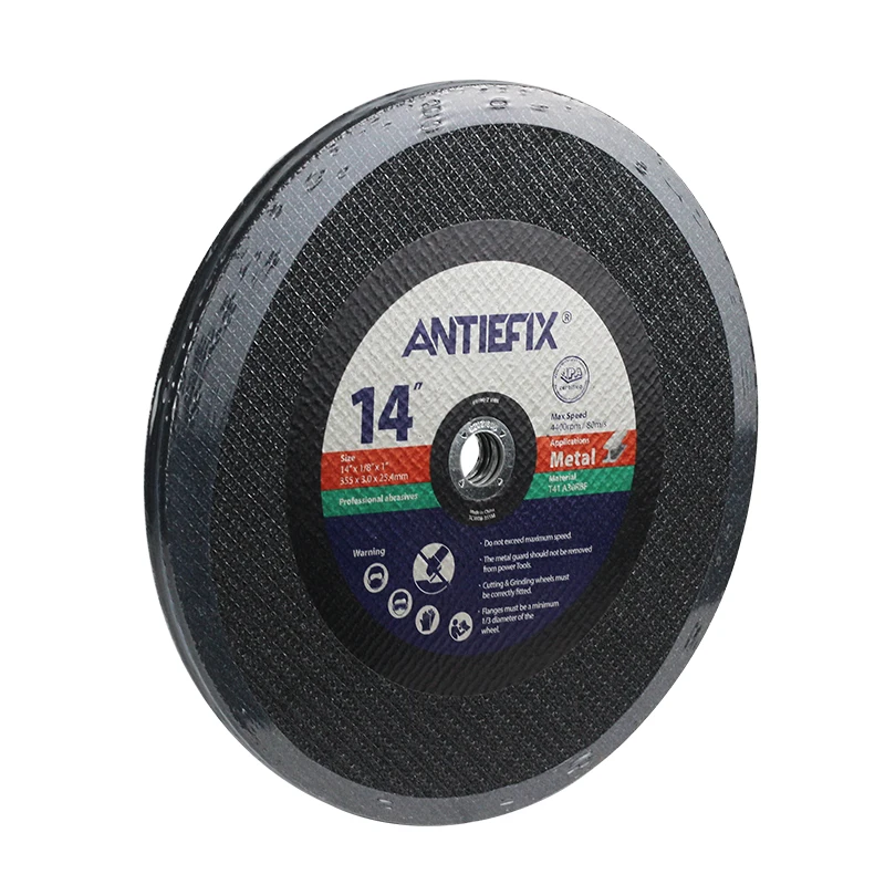 Antiefix Cutting Wheels 14Inches 355X3.0X25.4mm Cutting Disc for Metal