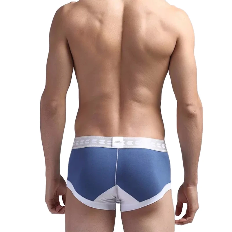 Elastic Woven Waistband U-Shaped Pour Solid Cotton Of Boxers For Man Sexy Men Underwear