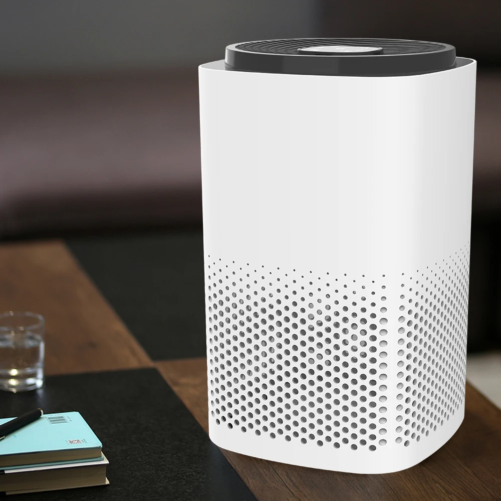 Wholesale Portable Desktop Air Purifier HEPA Filter Electric Power Source Breathe Clean Air for Home or Office