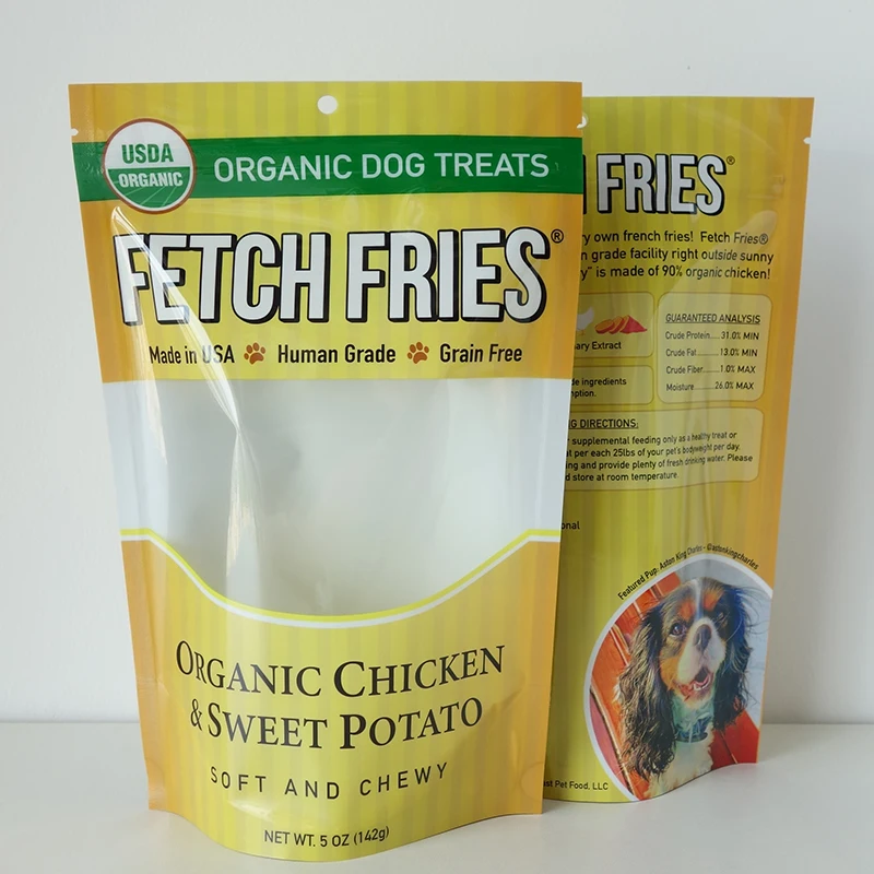 Custom Printing Pet Food stand up pouch, Dog Cat Bird Food Treat Packaging Bag Zipper Lock Plastic Bags