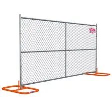 Temporary Fence Australia Easily Assembled High Quality Outdoor Metal Steel Silver Security Fence Panels