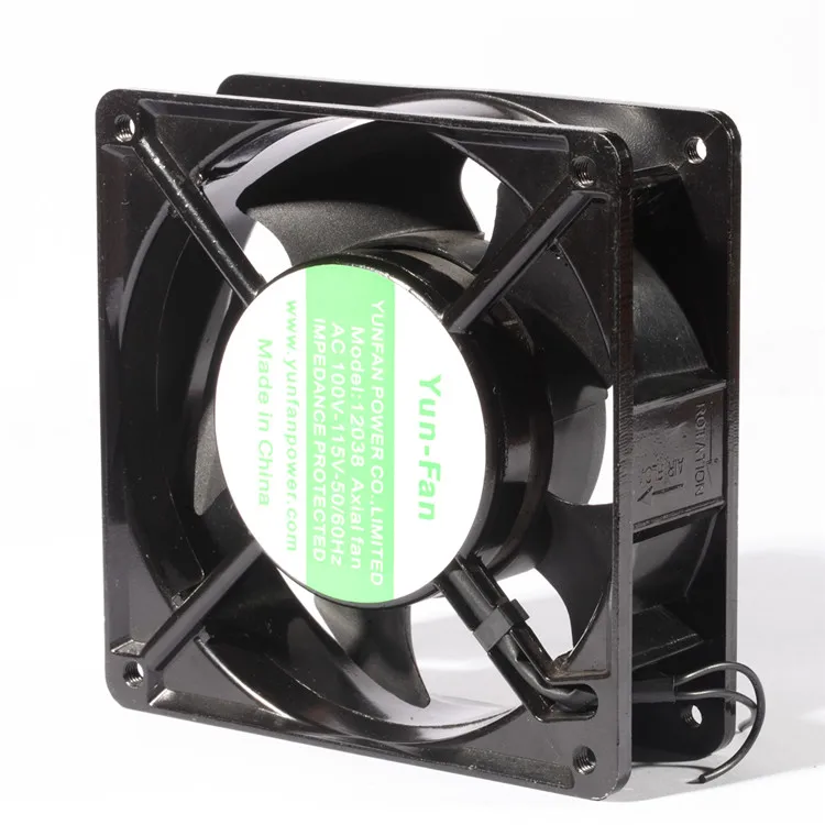 Impedance Protected  120x120x38 Volt 120mm Axial Fan 110v 220v Cooler  Electric AC Fan