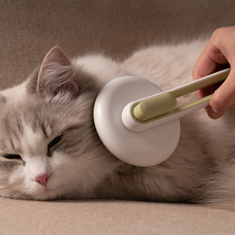 
2020 Hot Sale Pet Hair Grooming Removal Brush Metal Teeth Comb Hair Massage Pet Dog Grooming Comb 