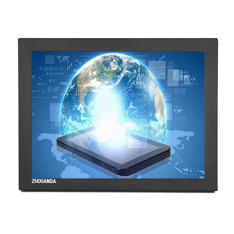 
 ZHIXIANDA, заводская цена, 12-дюймовый VGA TFT LCD 1024*768 квадратный монитор, HD-кабель 12 В  