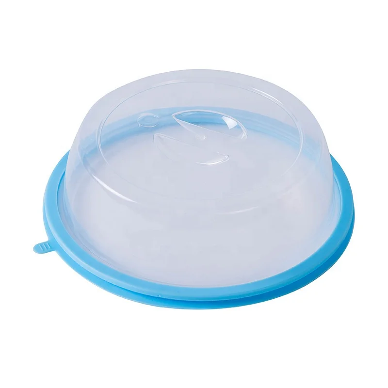 Circular Transparency Microwave Cover For Food Silicone Reusable  Food Cover