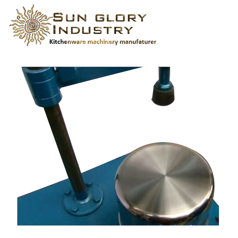 Sun glory manual sander sun ray bottom finishing sander for cookware cookware