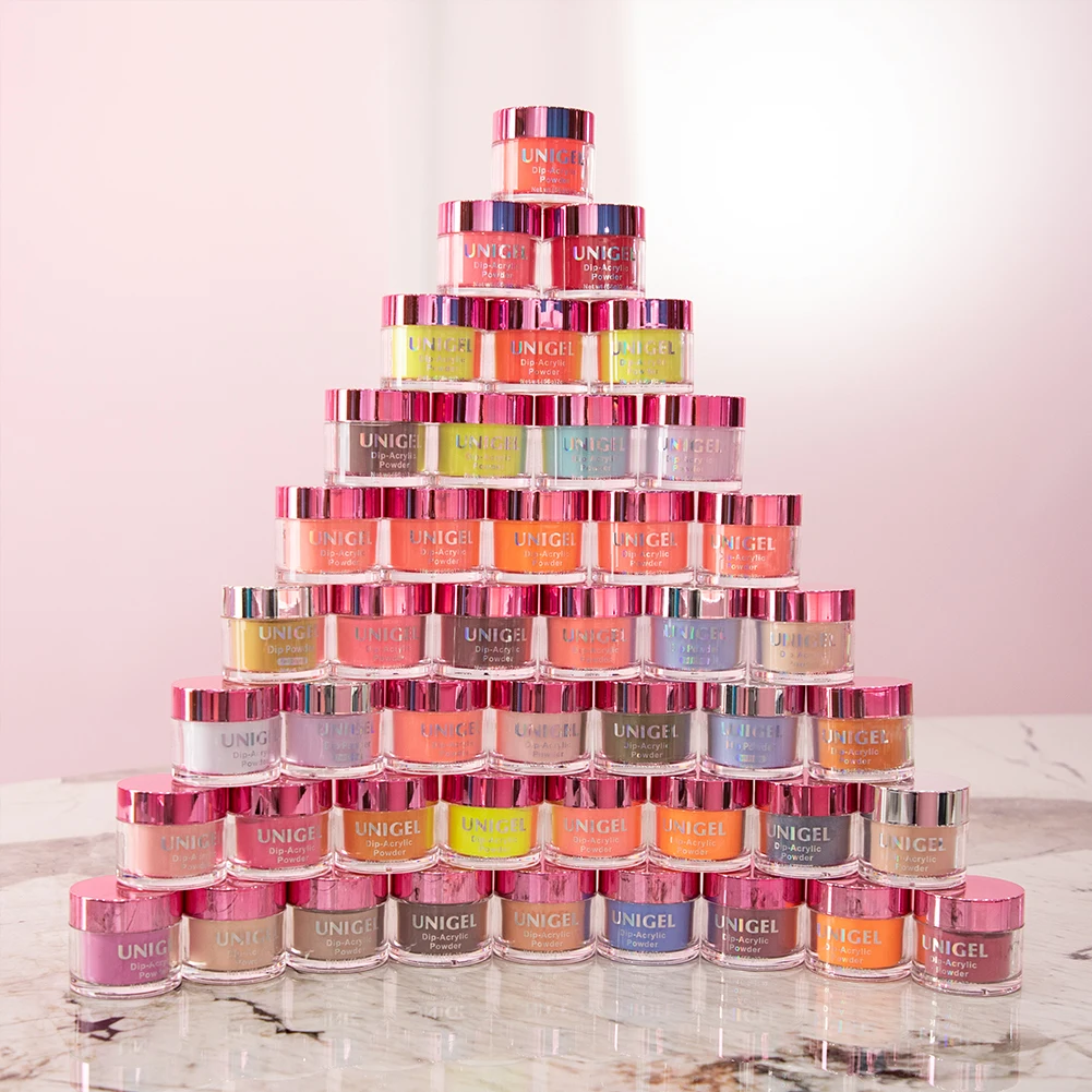 Профессиональная акриловая пудра для ногтей 60 цветов оптовая продажа быстросохнущая 2