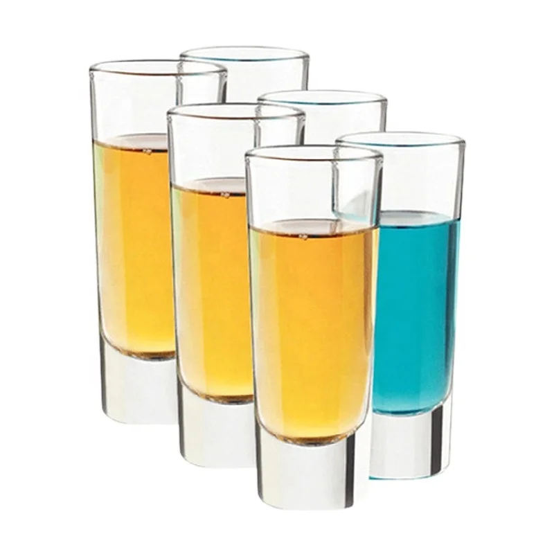 Manufacturer of 2oz thick bottom sublimation shot glass tequila shot glasses free samples premium quality