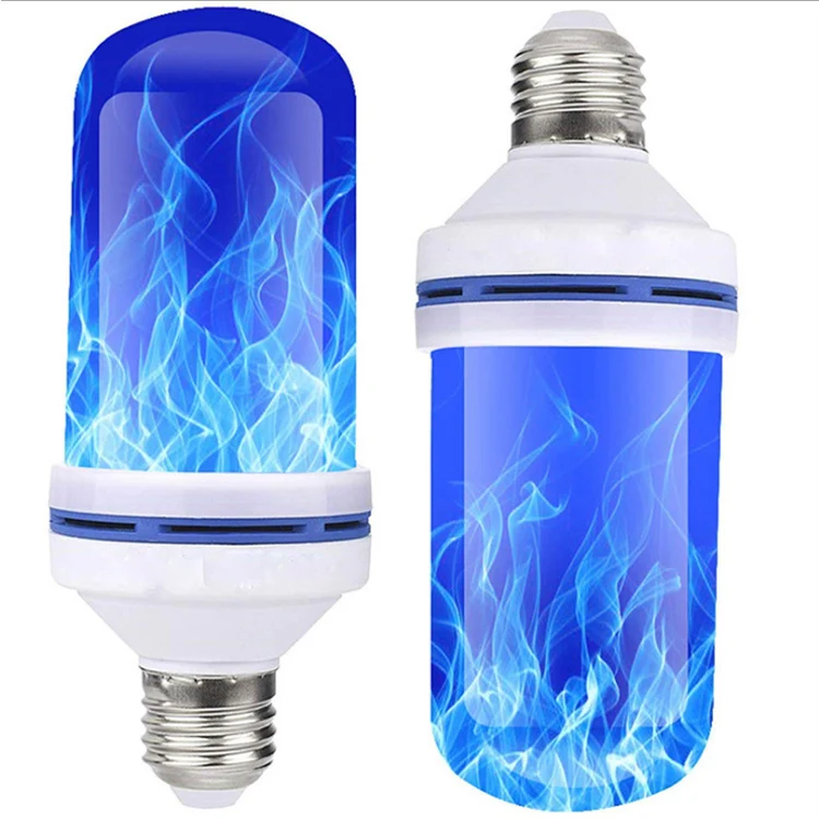 rgb color changing flashing torch light 5w colorful simulation christmas decoration led flame light