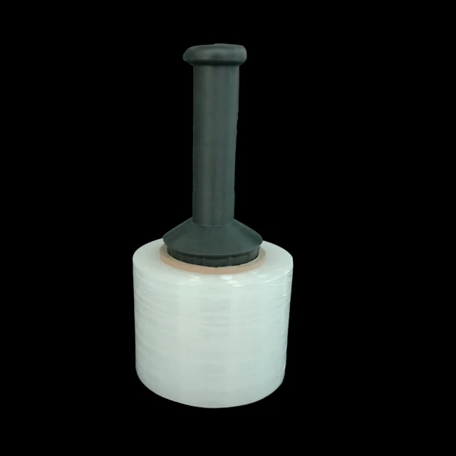 Lldpe Hand Use Stretch Pallet Wrapping Film with handle