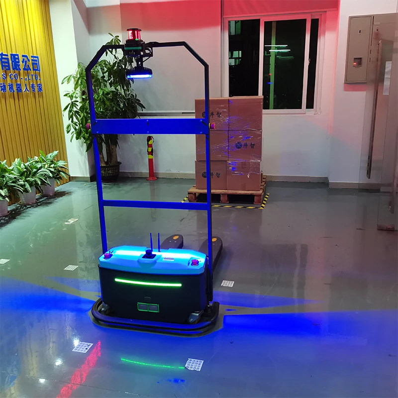 High Efficiency Navigation Remote Control Warehouse Forklift AGV