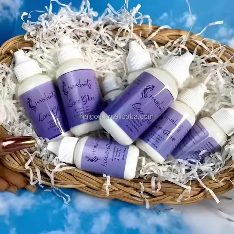 Customized Logo Strong Hold lace glue Invisible Adhesive Waterproof Lace Wig Bond Glue