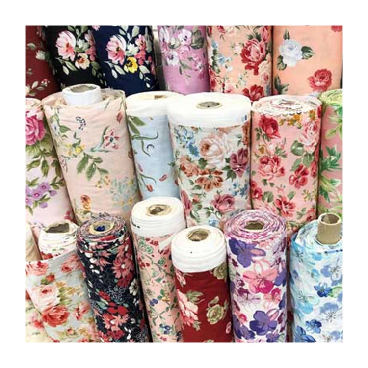 Twill microfiber material disperse print flower poly bed sheet custom print your own fabric