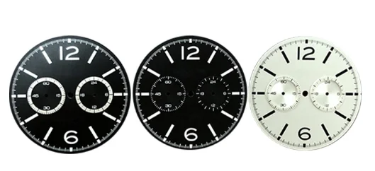 Custom Watch Dials  Manufacturer Large Enamel Arabic Logo 3D Indexes Wholesale Parts