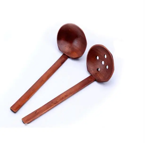 Japanese Ramen Wooden Spoon Eco-friendly Tableware TurtleLong Handle  Soup Spoon