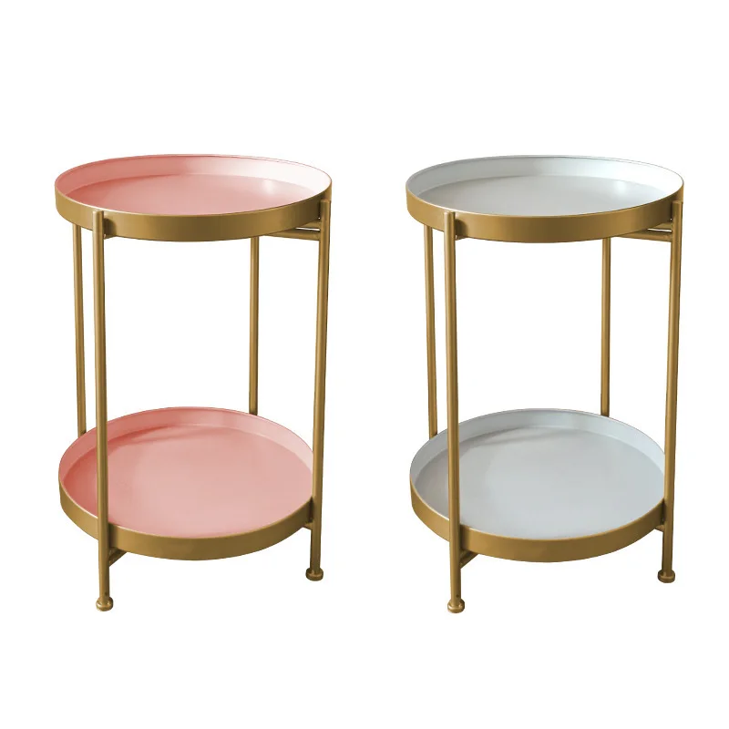 Европейский роскошный кофейный столик металлический табурет 2 в 1 журнальный столик