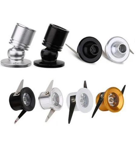 110V 220v downlight 12v dc jewelry show Include Led Driver 4000K Ceiling light lamp 1W 3W Led cabinet mini spot light