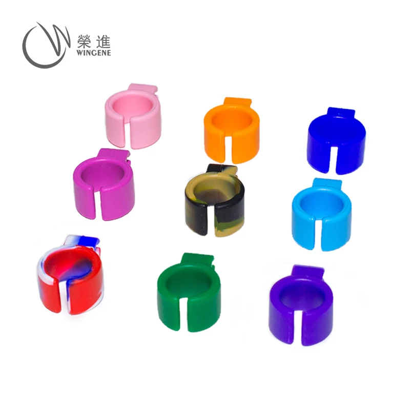 Multi Colors Custom Logo Colorful Silicone Ring Holder Smoking Accessories