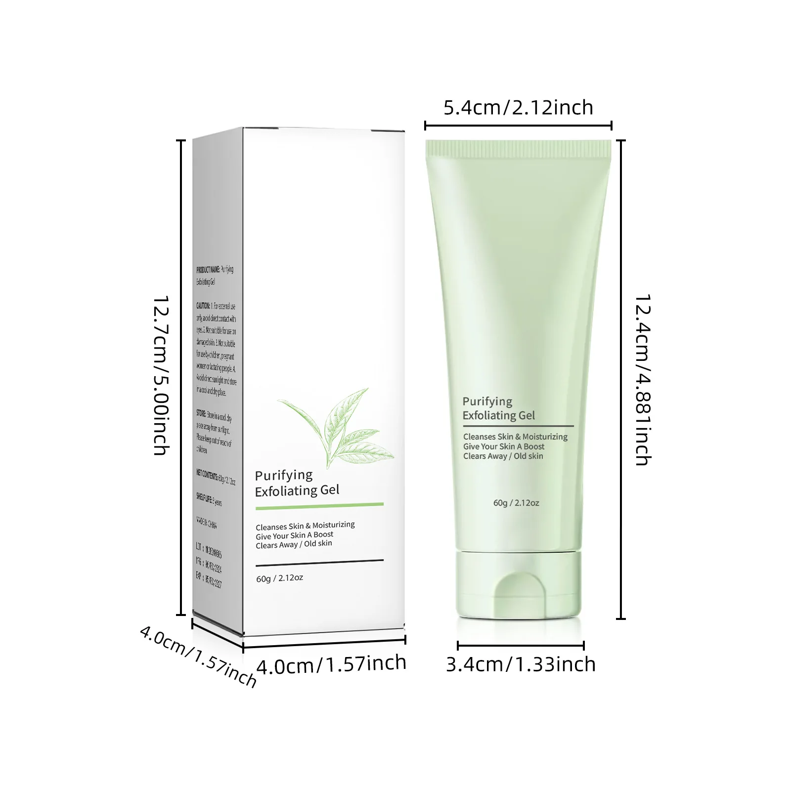 Hot selling  NEW Cleansing GelExfoliating Gentle Exfoliating Deep Pore Cleansing Facial Scrubbing Refreshing Moisturizing Gel
