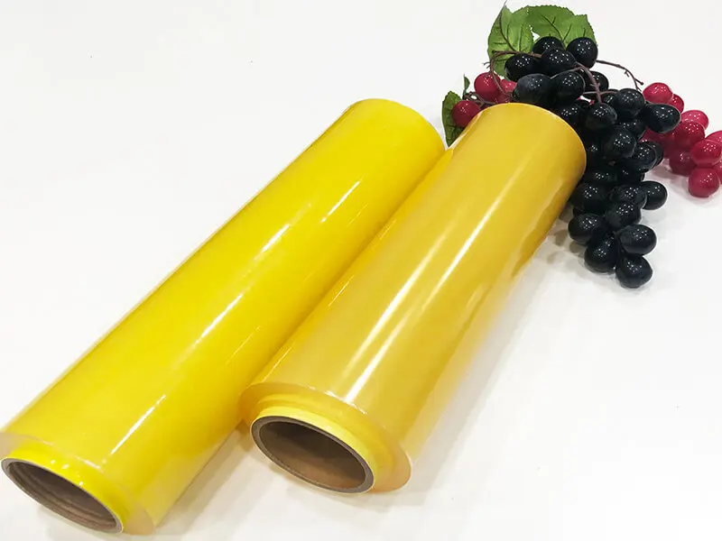 Best Food Grade PVC Cling Film Jumbo Roll 100m Plastic Wrap from China Leading Manufacturer for Packaging