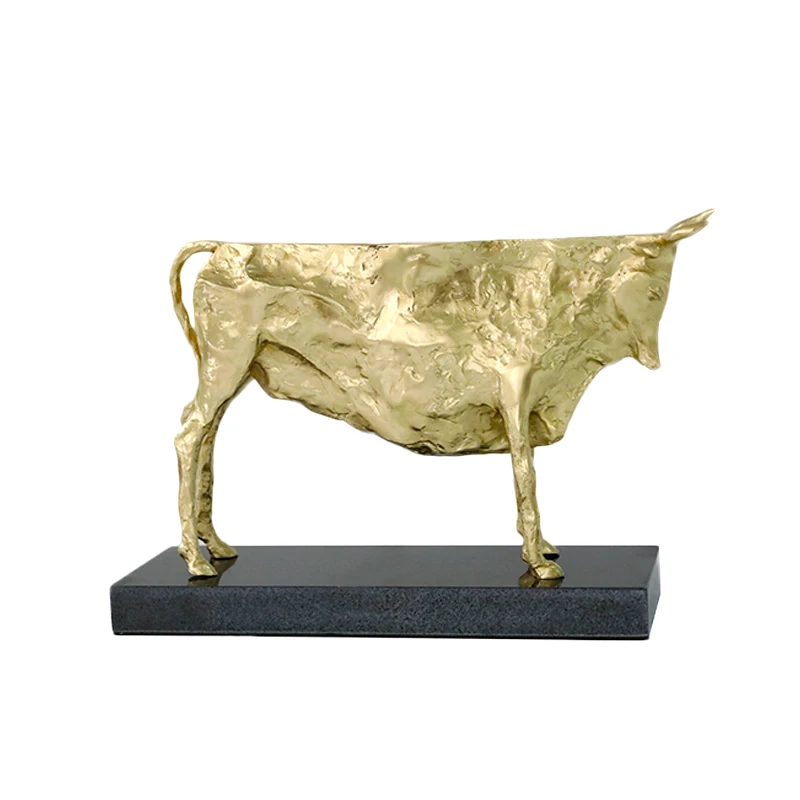 Modern minimalist brass ornaments family small furnishings creative new Chinese home accessories TV cabinet porch crafts