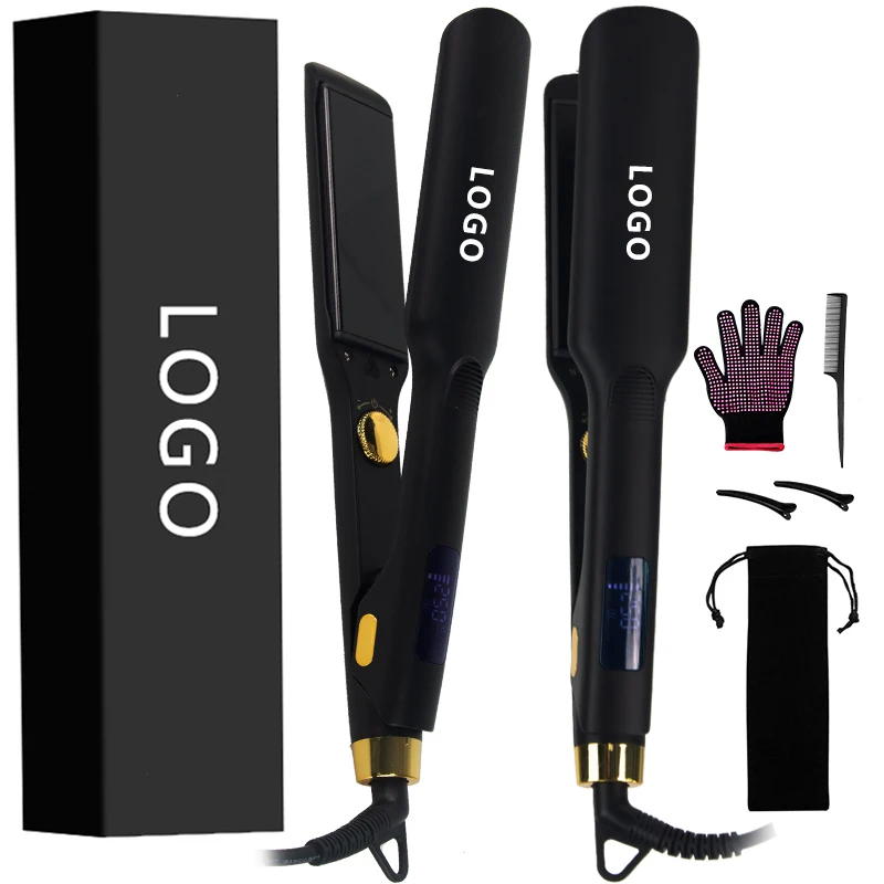 Professional 500F Hair Straightener Brazil Keratin Black Titanium Hair Irons Fast Heater MCH 500 Degree Hair Flat Iron