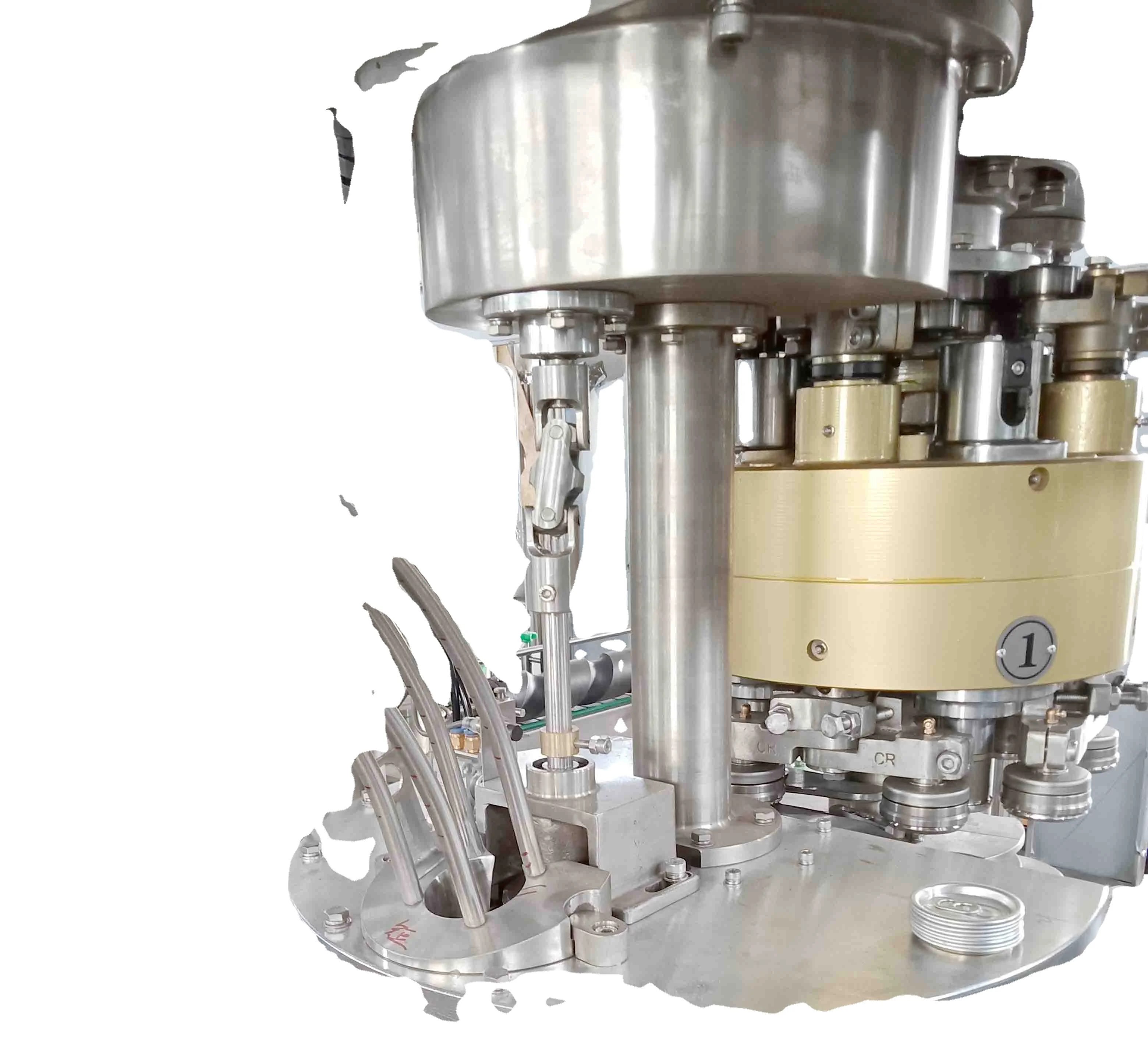 aluminum Can Sealing equipment  Can Capping  Machine  Paper Can seaming Machine