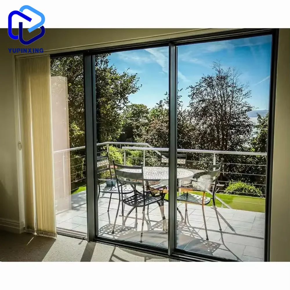 Manual soundproof automatic hdsafe european multi patio lift and crittal glass system aluminium design double slide screen door