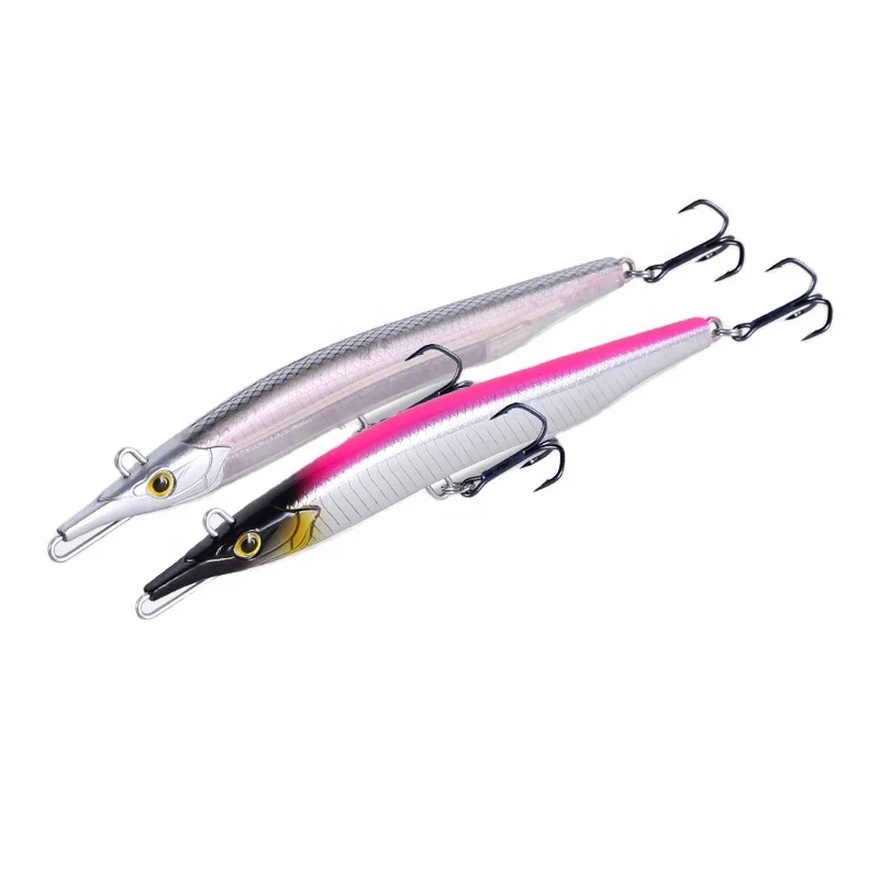spot sale Needle fish Pencil Fishing Lures 100mm 13g 135mm 32g Hard Baits Sinking Lure stickbaits Wobblers Support customization