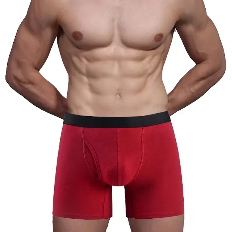 OEM Design Your Own Brand Logo Men Underwear Cotton Sport Man Boxer Briefs